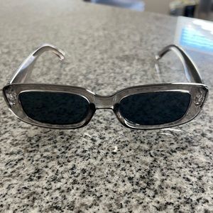 Clear grey sunglasses